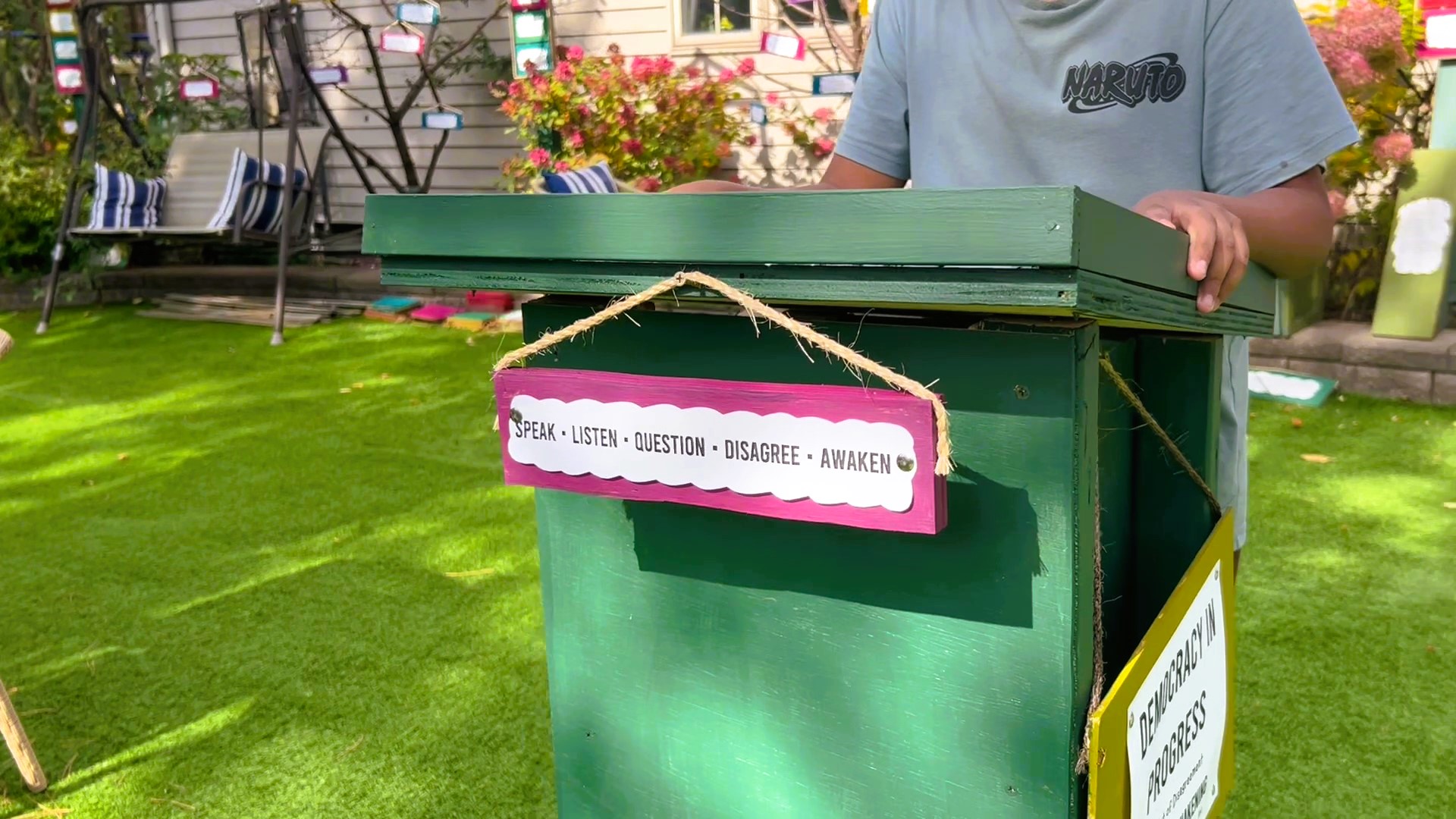 Garden of democracy-Garden of awakening